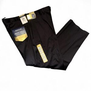 Haggar Men's Iron Free Black Dress Pants
